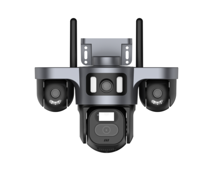 SMART WIFI PTZ CAMERA SD56 Black Smart WiFi Camera Supports Remote Control Of The Monitoring Camera Via Mobile Phone And Voice Intercom